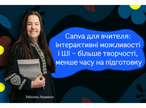 Canva для вчителя: інтерактивні можливості і ШІ – більше творчост