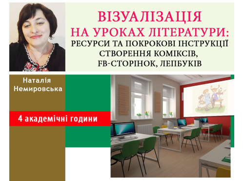 Візуалізація на уроках літератури: ресурси та покрокові інструкці
